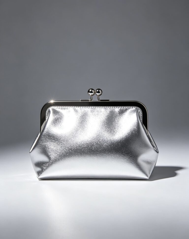 Silver handbag