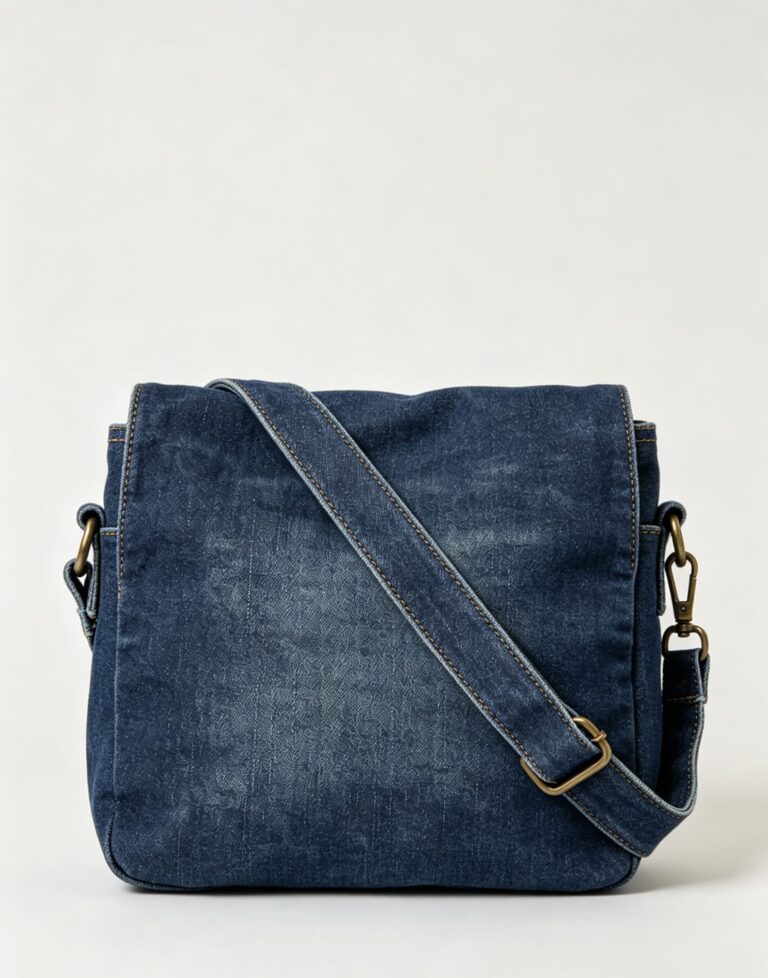 Denim crossbody bag